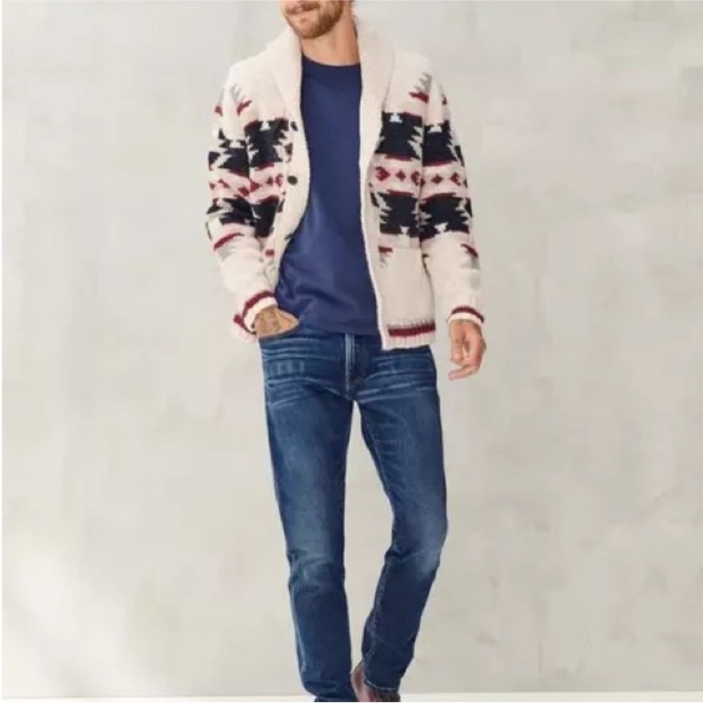 Lucky Brand Sherpa lined Legacy Shawl Collar Cardigan